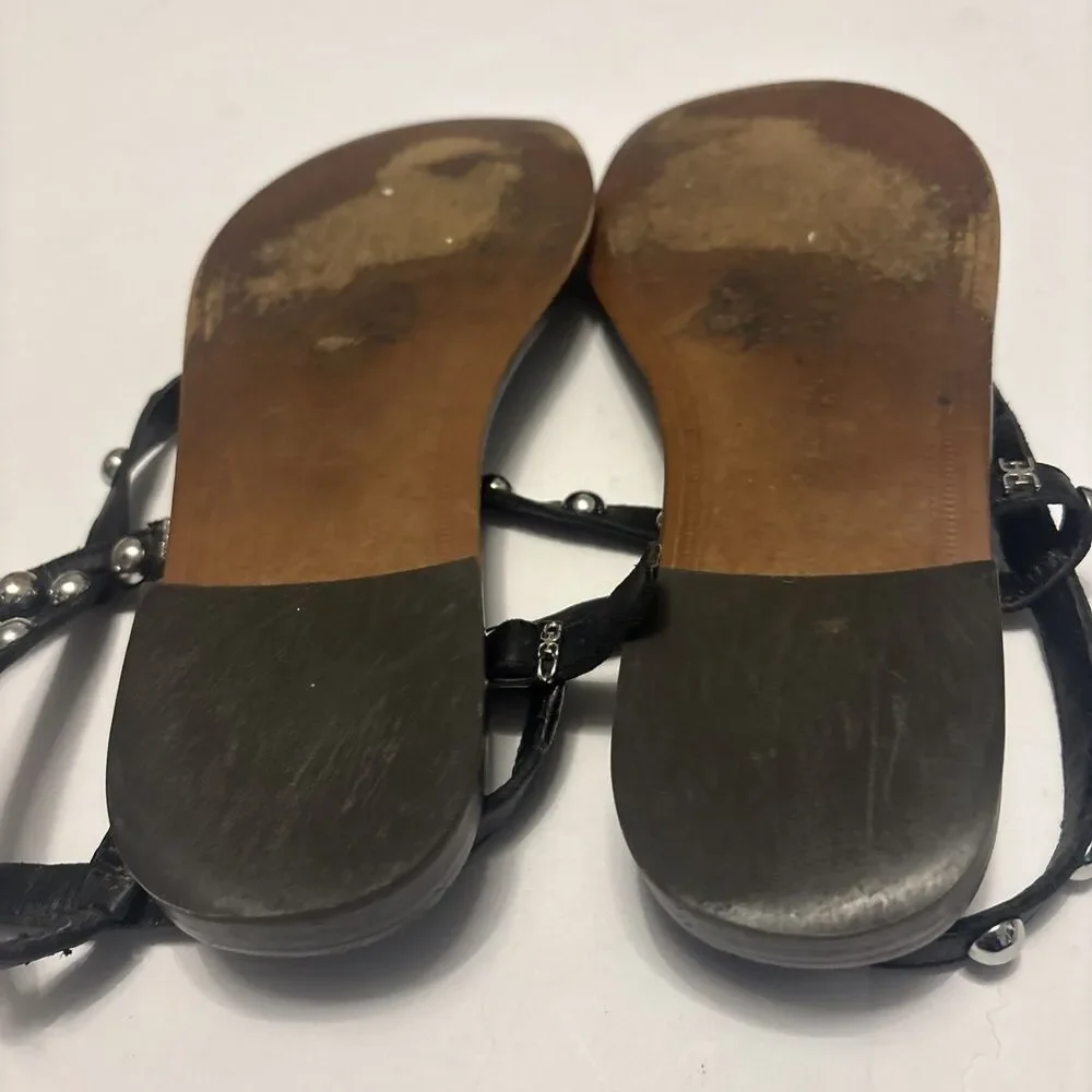 Sam Edelman Women’s Elisha Strappy Studded Leather Sandals Black Size 9 - Picture 13 of 13